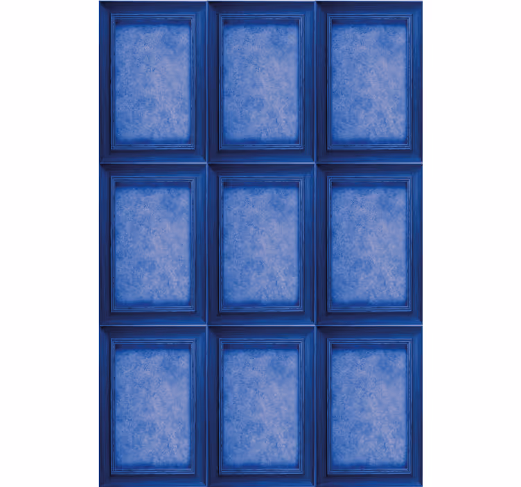 Estor enrollable textura elegantes paneles azules - TenVinilo