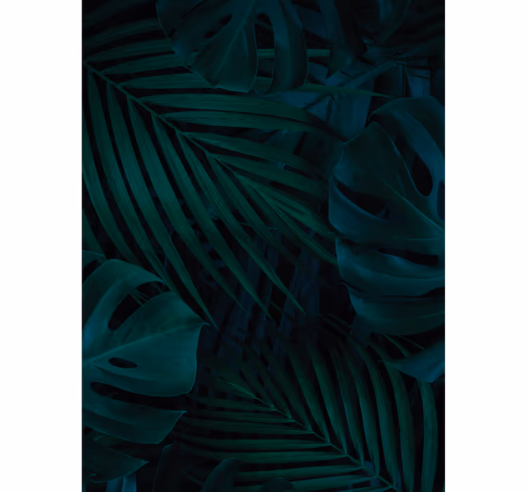 Estor enrollable árboles patrones de hojas tropicales - TenVinilo