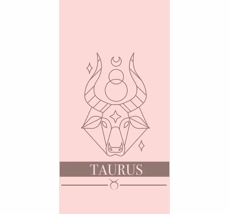 Estor enrollable signo zodiacal tauro - TenVinilo