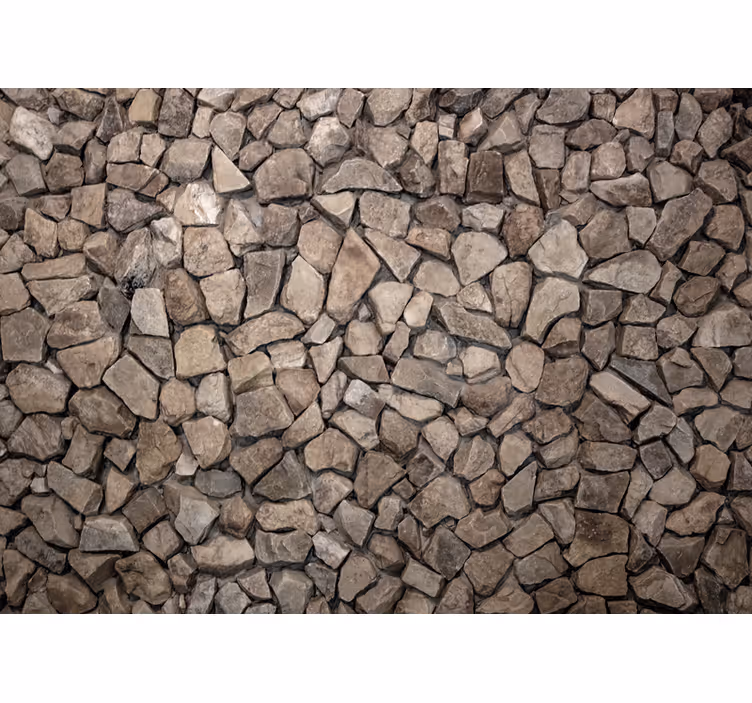 Estor para salón piedras grises 3D - TenVinilo