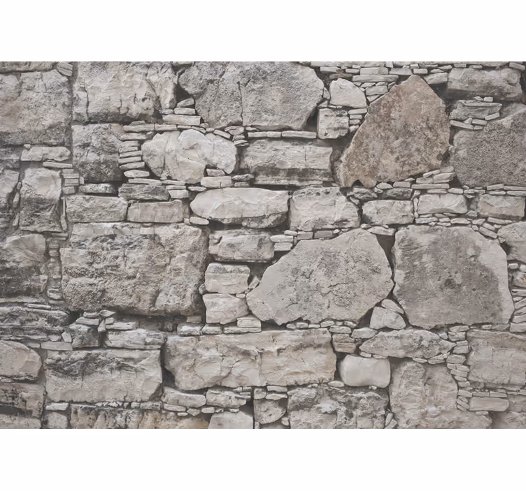 Estor enrollable textura efecto de pared de piedra - TenVinilo