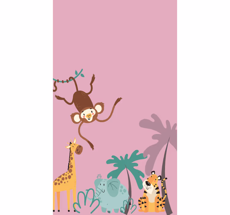 Estor habitación infantil animales Boho kids jungle - TenVinilo