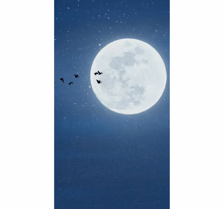 Estor enrollable salón luna llena - TenVinilo
