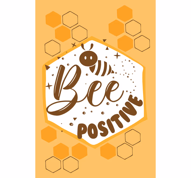 Estor enrollable frase mensaje positivo de las abejas - TenVinilo