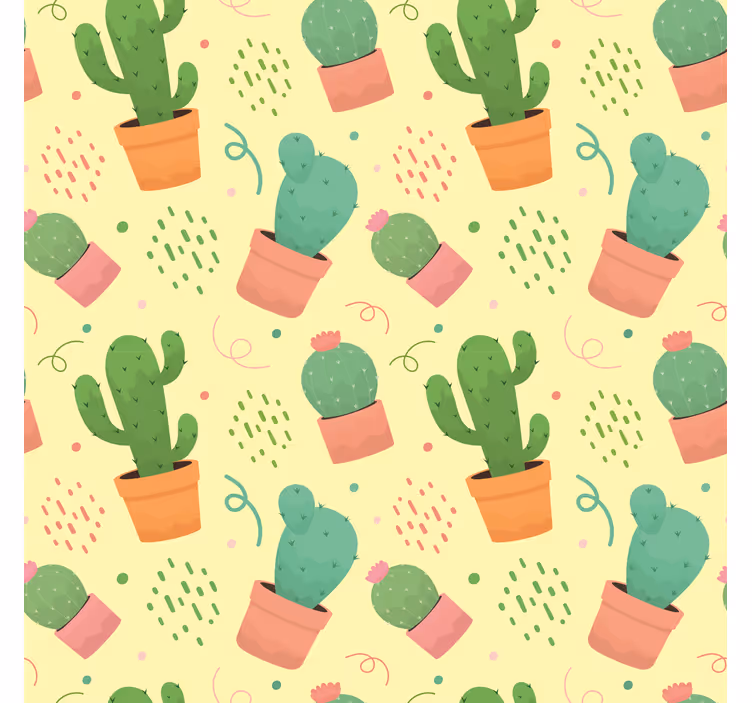 Estor enrollable cactus habitación infantil - TenVinilo