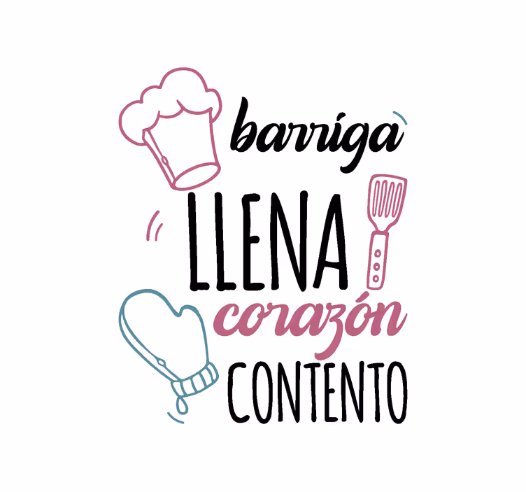 Estor enrollable cocina original divertido cita de comida - TenVinilo