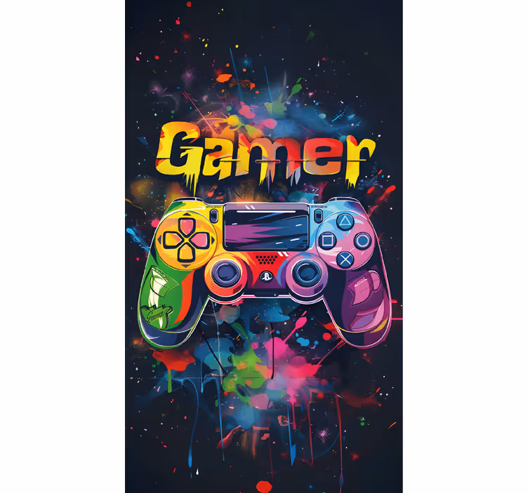 Estor enrollable gamer control multicolor - TenVinilo