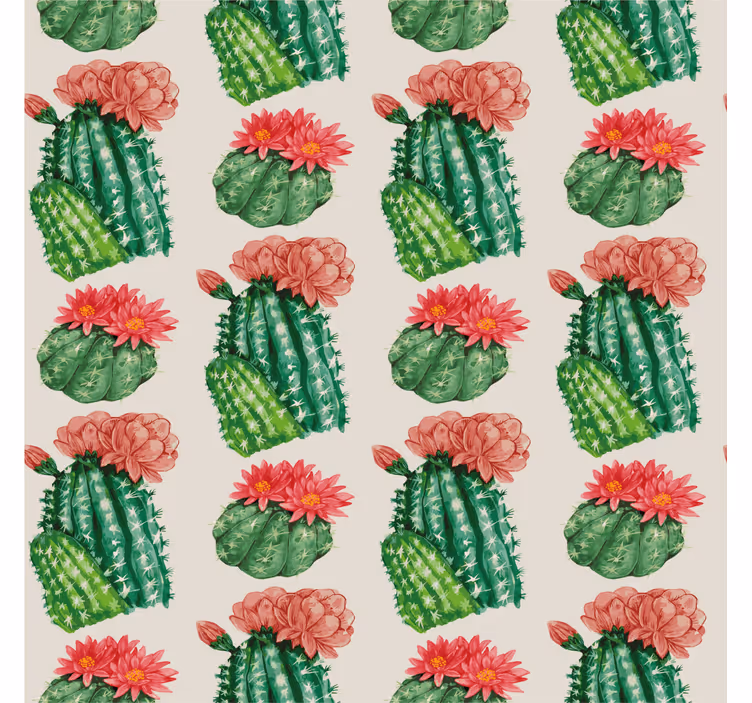 Estor enrollable cocina original cactus flores del desierto - TenVinilo