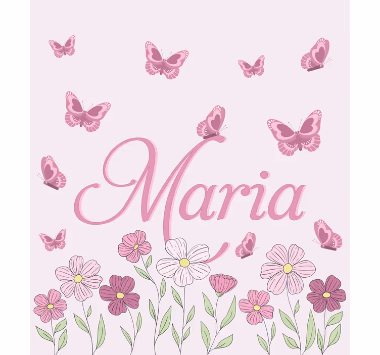 Estor enrollable personalizable flores y mariposas - TenVinilo