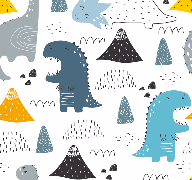 Estor habitación infantil enrollable dinosaurios - TenVinilo