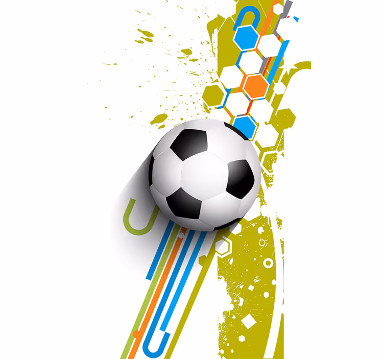 Estor habitación infantil enrollable fútbol en acción - TenVinilo