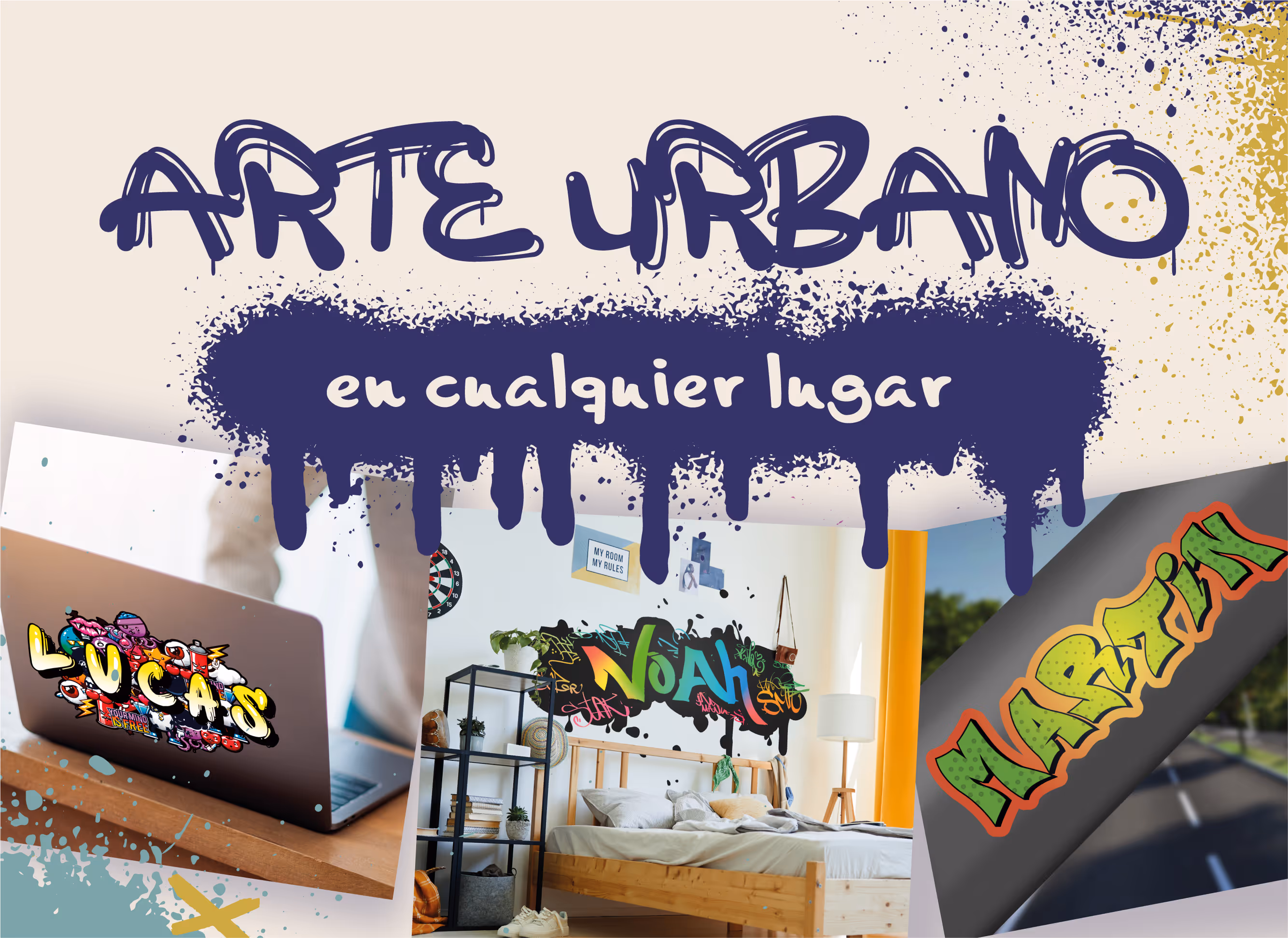 Vinilos de graffiti personalizados: