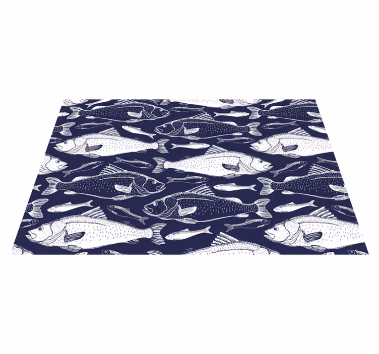Mantel individual marino peces bajo el mar - TenVinilo