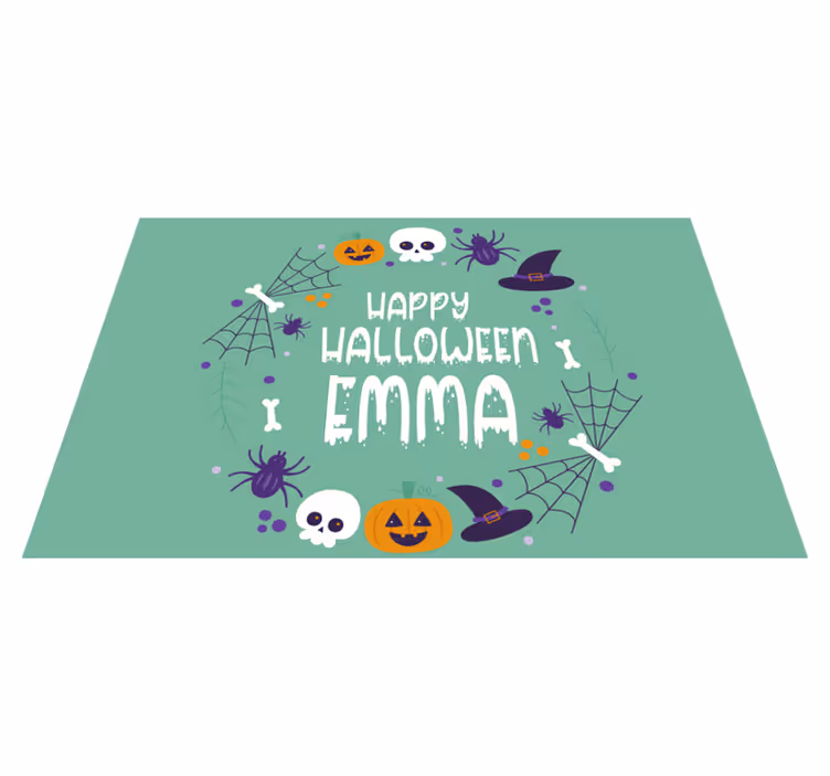 Mantel individual halloween diseño temático halloween - TenVinilo