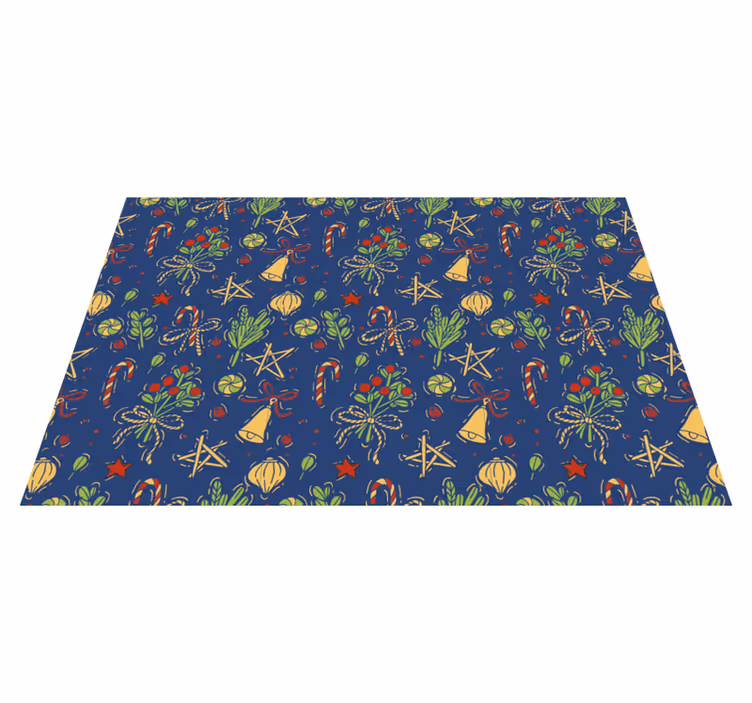 Mantel individual navideño para mesa temática navideña - TenVinilo