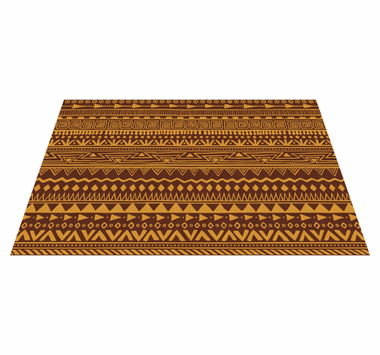 Mantel individual patrón geométrico tribal - TenVinilo