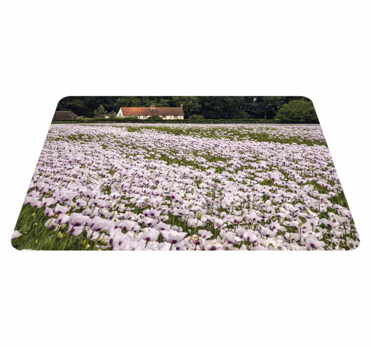 Mantel individual original campo de flores de lavanda - TenVinilo