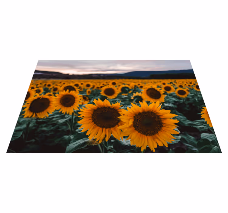 Mantel individual original campo de girasoles - TenVinilo