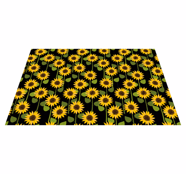 Mantel individual original con diseño de girasoles - TenVinilo