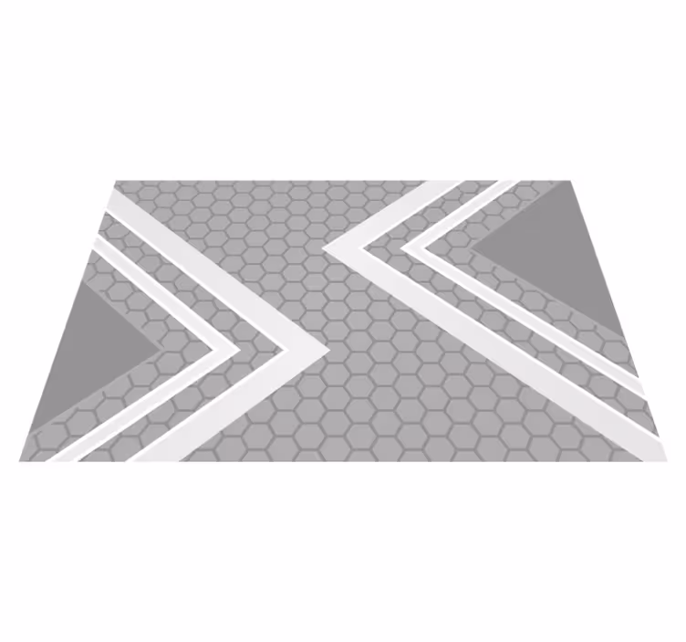 Mantel individual moderno con acentos geométricos - TenVinilo