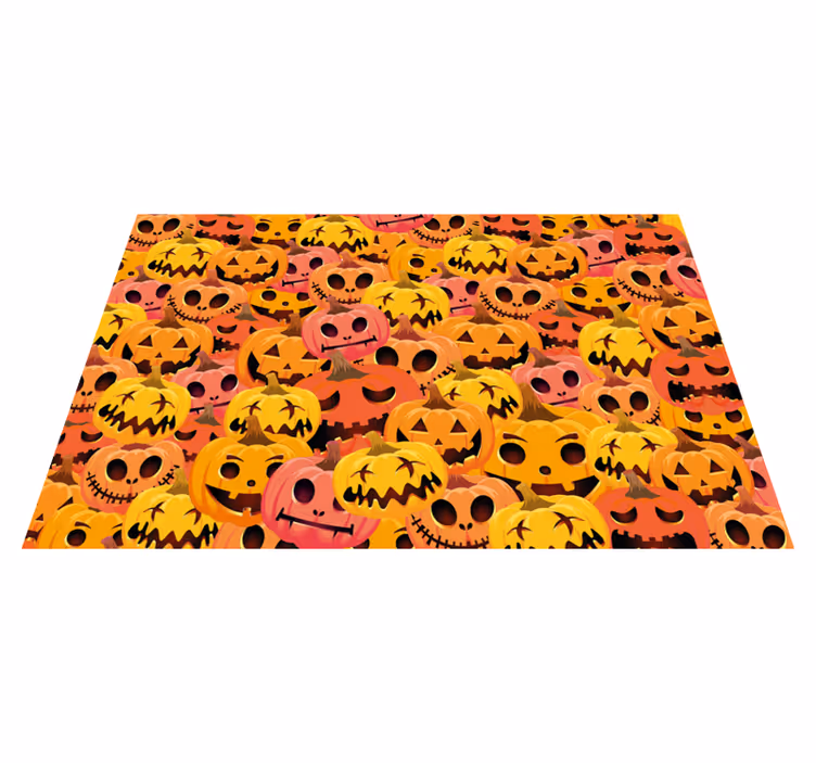 Mantel individual Halloween colección de arte de calabaza - TenVinilo