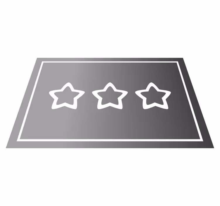 Mantel individual moderno con display de estrellas - TenVinilo