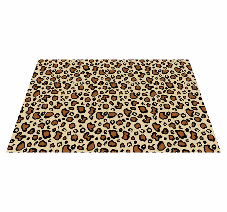 Mantel individual patrón estampado de leopardo - TenVinilo