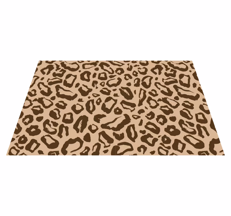 Mantel individual patrón estilo leopardo - TenVinilo