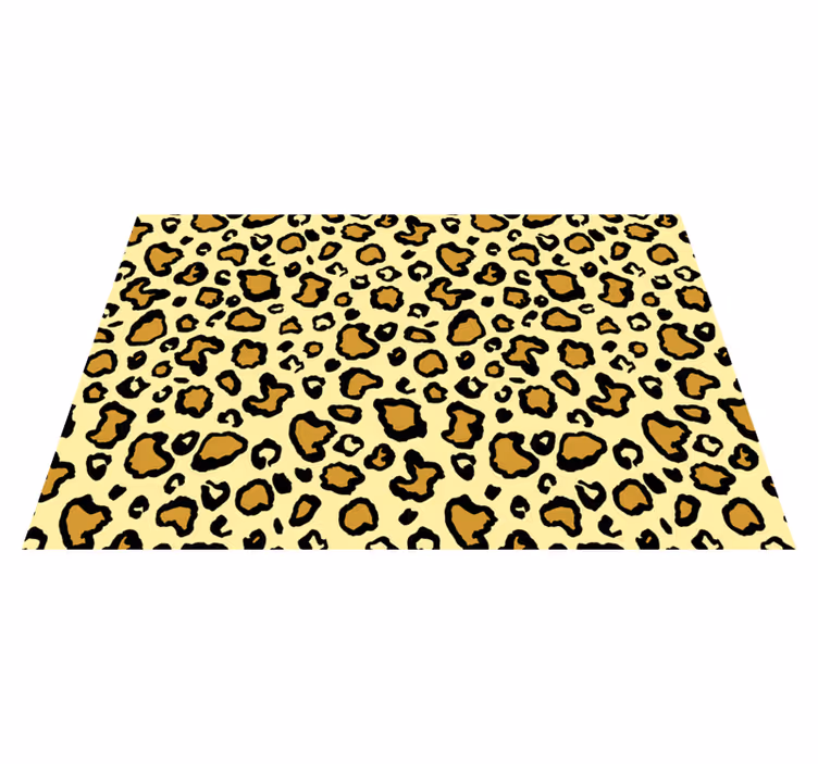 Mantel individual original motivo piel de leopardo - TenVinilo