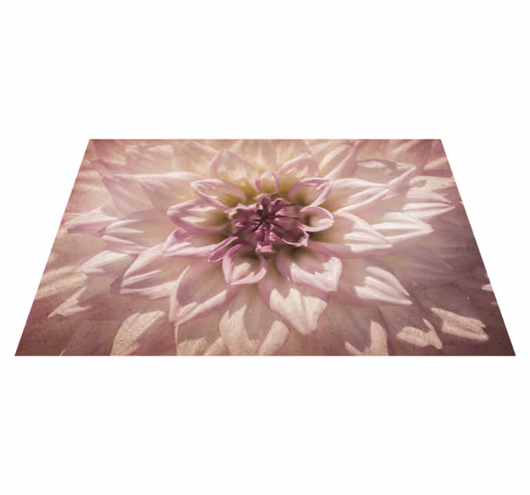 Mantel individual original exquisito arreglo floral - TenVinilo