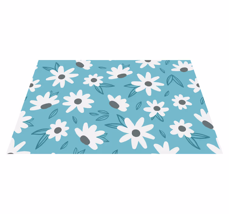 Mantel individual original con estampado floral - TenVinilo