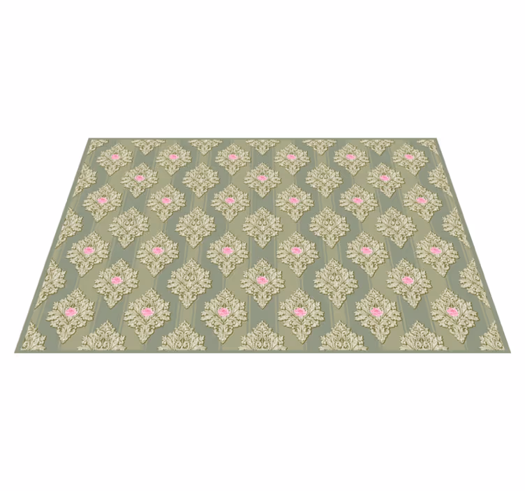 Mantel individual elegante motivo floral gracia - TenVinilo