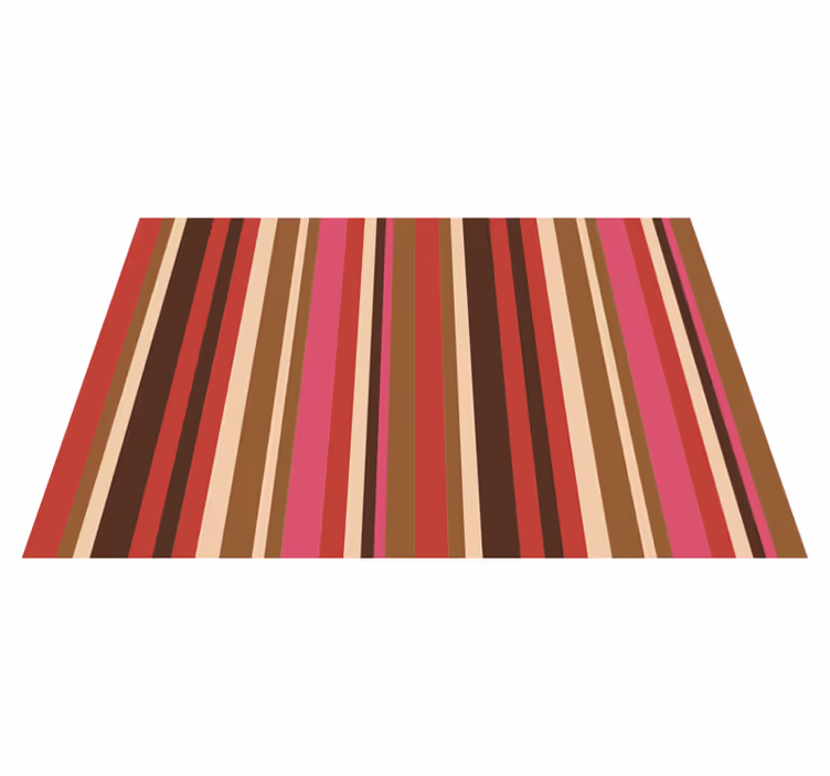 Mantel individual rectangular bohemio de rayas - TenVinilo