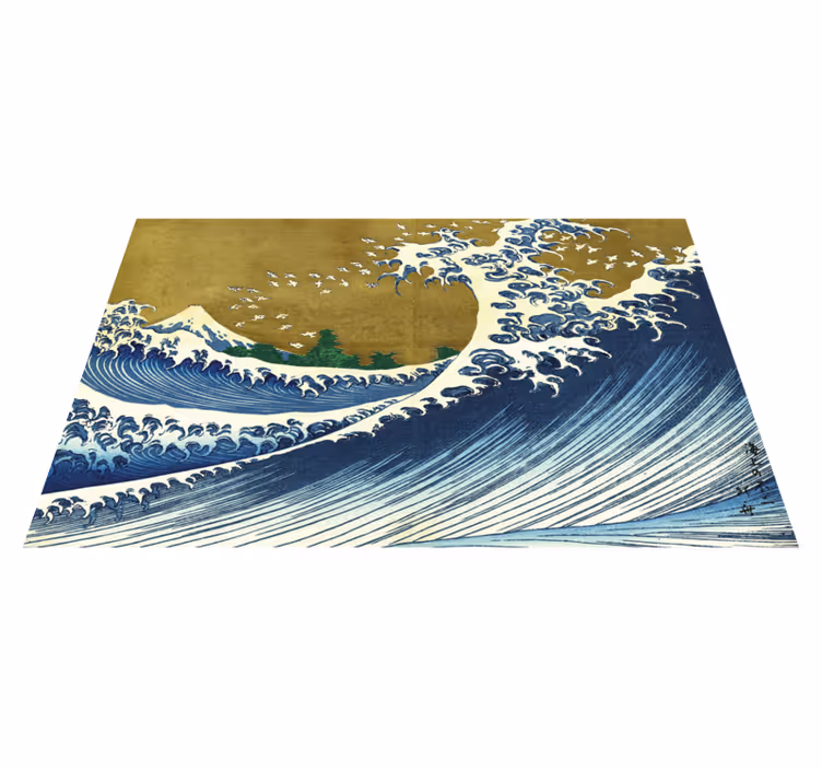 Mantel individual rectangular Kaijo no Fuji - TenVinilo