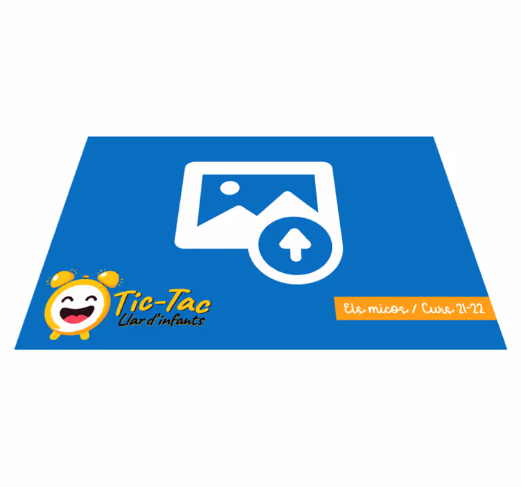 Mantel individual personalizable TIc-Tac Llar d'infants - TenVinilo