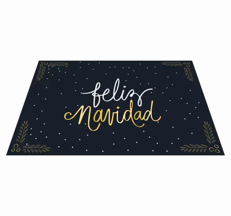 Mantel individual feliz Navidad - TenVinilo