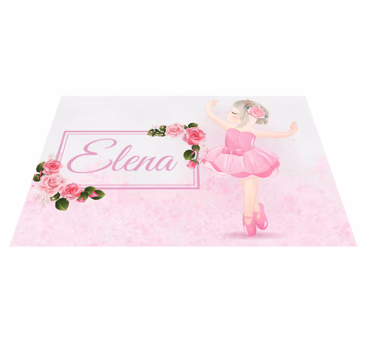 Mantel individual personalizable bailarina - TenVinilo