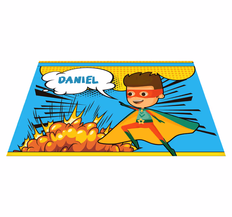 Mantel individual comic Superhéroe - TenVinilo
