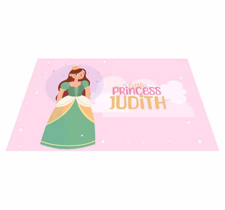 Mantel pequeña princesa personalizable - TenVinilo