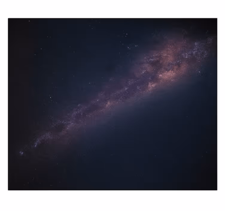 Mural para dormitorio juvenil galaxia con estrellas - TenVinilo