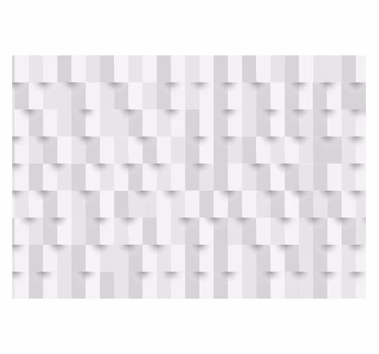 Papel pintado 3D cuadrados grises - TenVinilo
