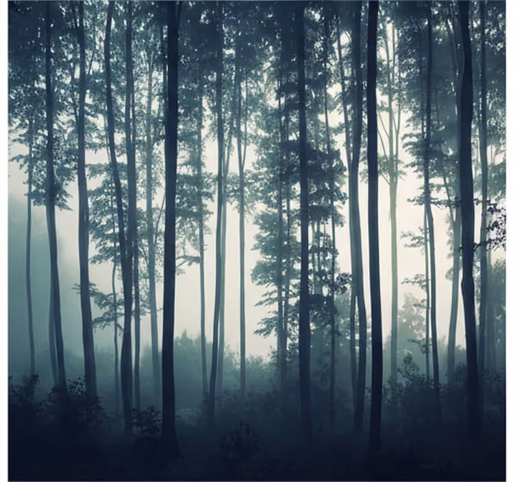 Papel pintado bosque bosque pintado zen - TenVinilo
