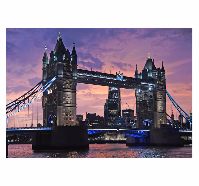 Papel pintado salón Tower Bridge - TenVinilo