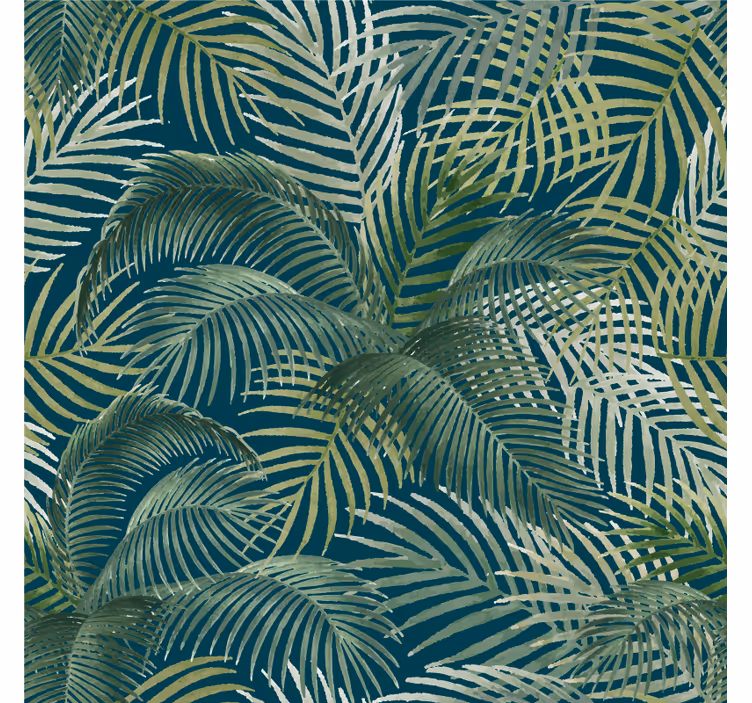Fotomural selva decoración armario plantas africanas - TenVinilo
