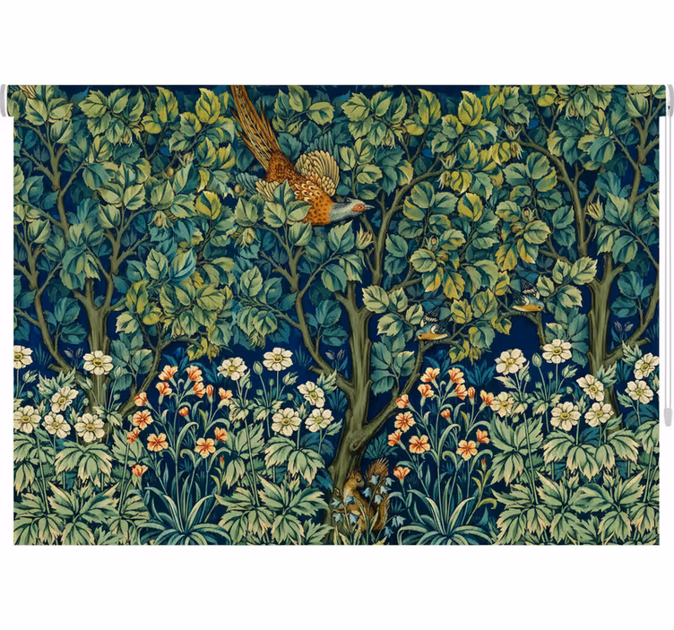 Mural para baño plantas vintage - TenVinilo