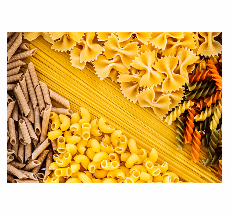 Mural para cocina de pasta variada - TenVinilo