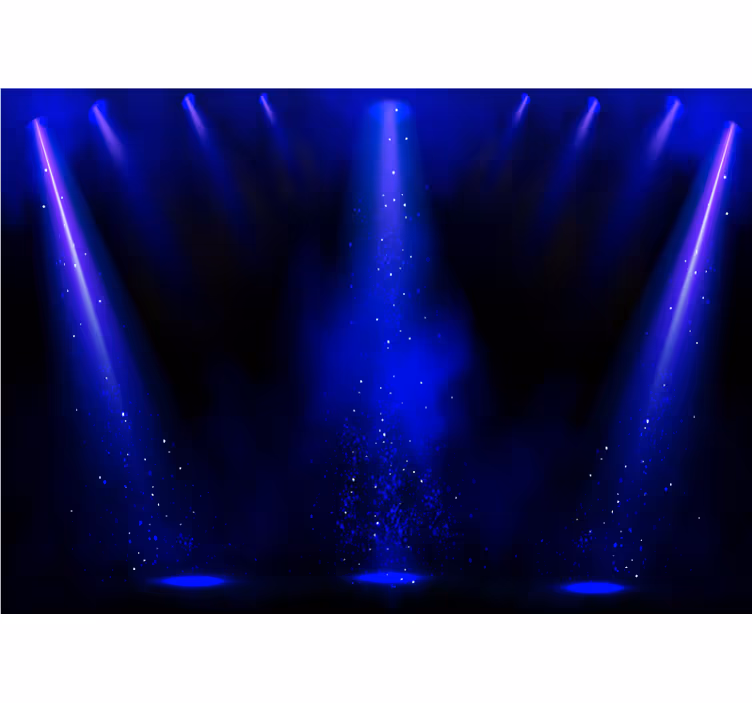 Fotomural abstracto efecto de partículas de luz - TenVinilo