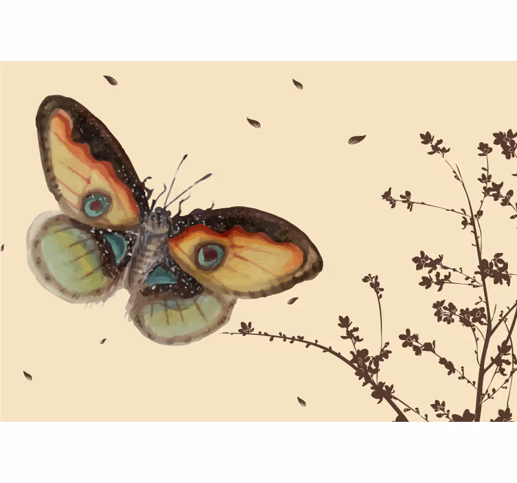 Fotomural animales gran exhibición de mariposas - TenVinilo