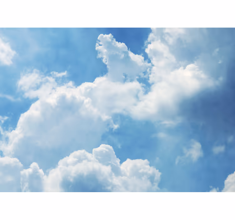 Fotomural cielo nubes de cúmulo celestial - TenVinilo