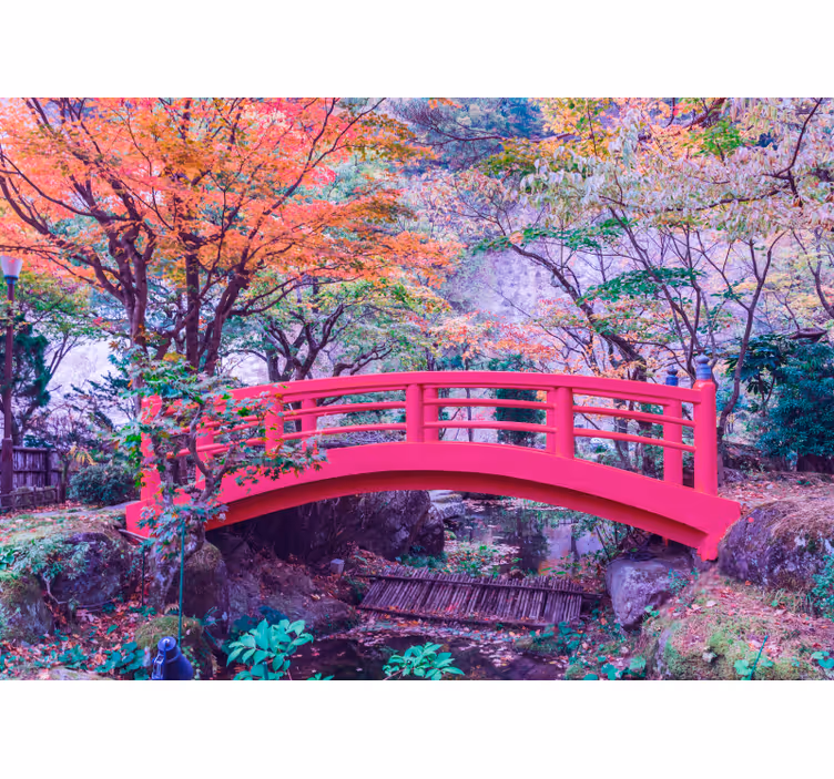 Fotomural bosque arco del jardín tranquilo - TenVinilo